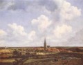 Landschaft mit Kirche und Dorf Jacob Isaakszoon van Ruisdael